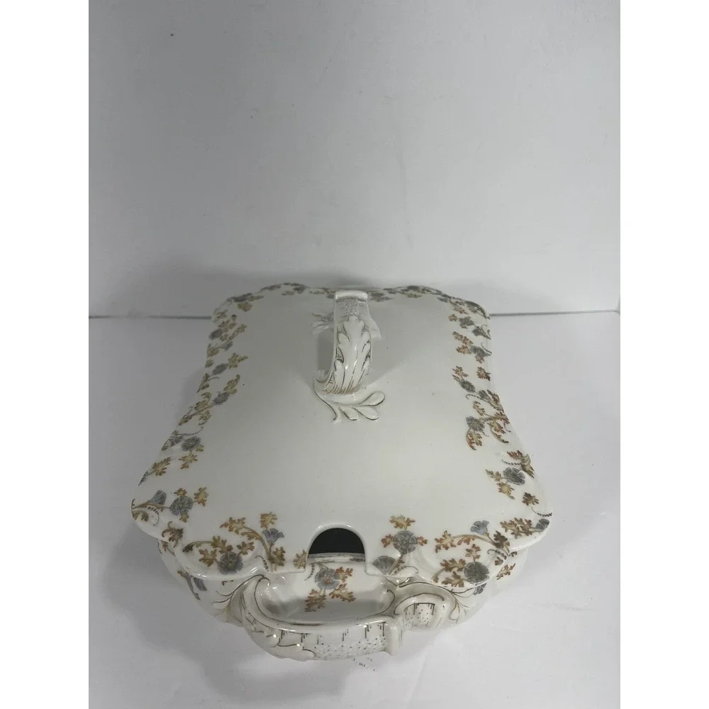 Haviland Limoges Rectangular Tureen With Lid Bowl  Fine Bone Shleiger Depose‎